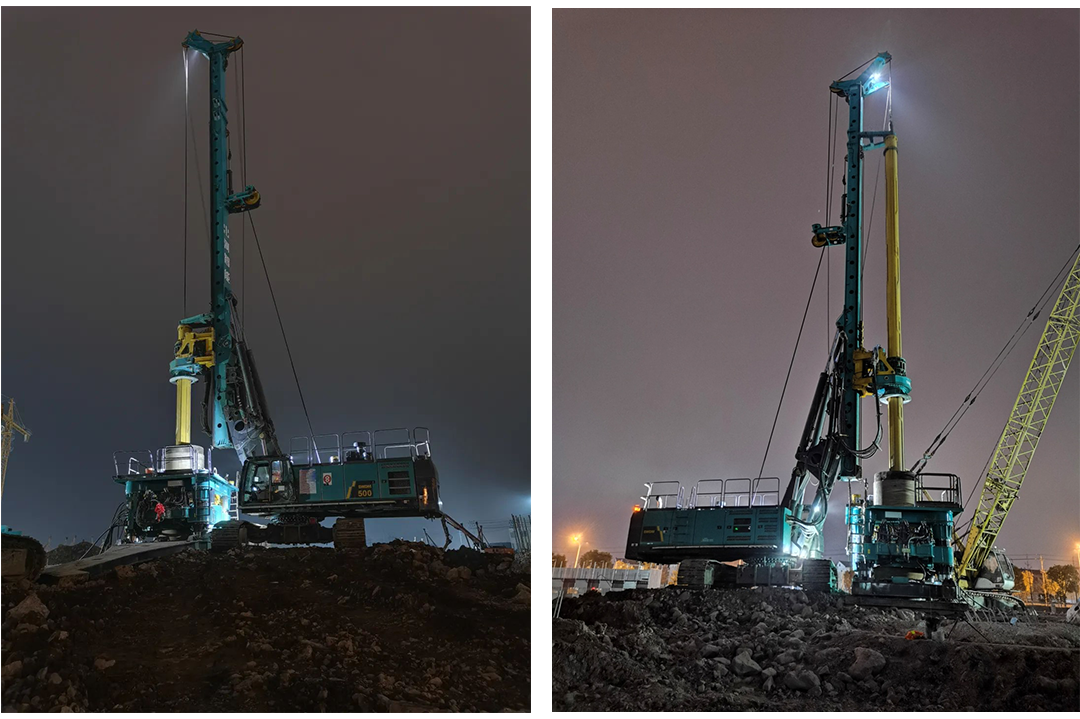 利器出击！FH至尊智能SWRC260全回转全套管钻机成功完成首钻
