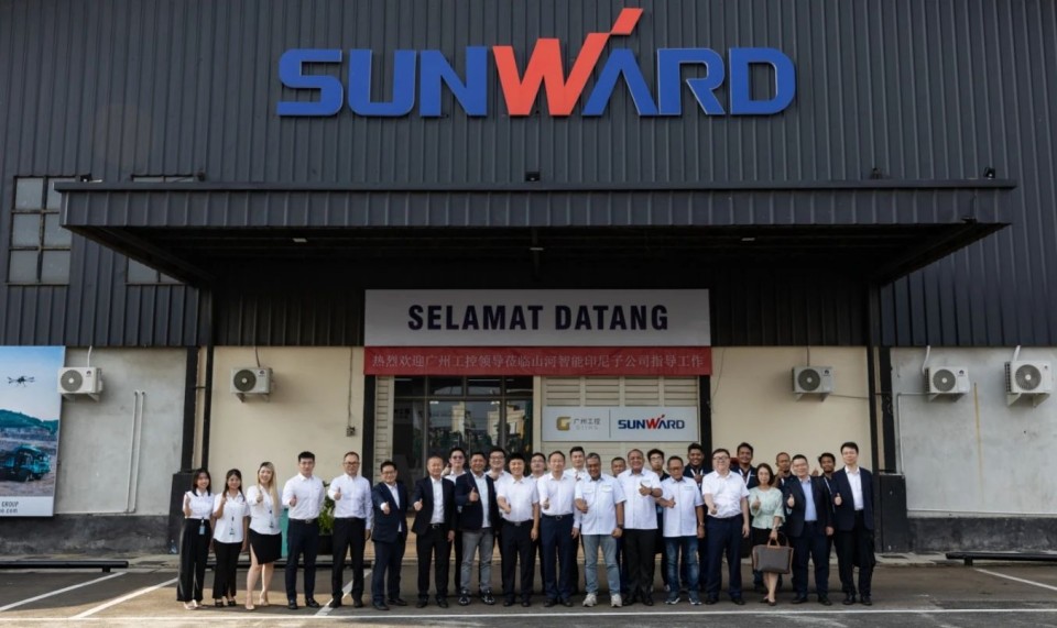 广州工控集团党委书记、董事长景广军率队考察FH至尊智能印尼子公司